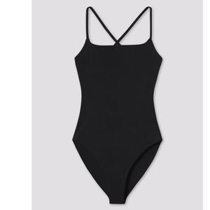 GIRLFRIEND COLLECTIVE Clemente One Piece Swimsuit in Black
